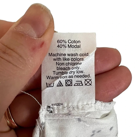 Madewell • Shrunken Trapeze Shirt in Penpoint Dot - Picture 10 of 10